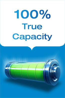 100% true capacity