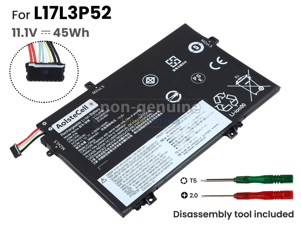 Lenovo ThinkPad L480 battery replacement