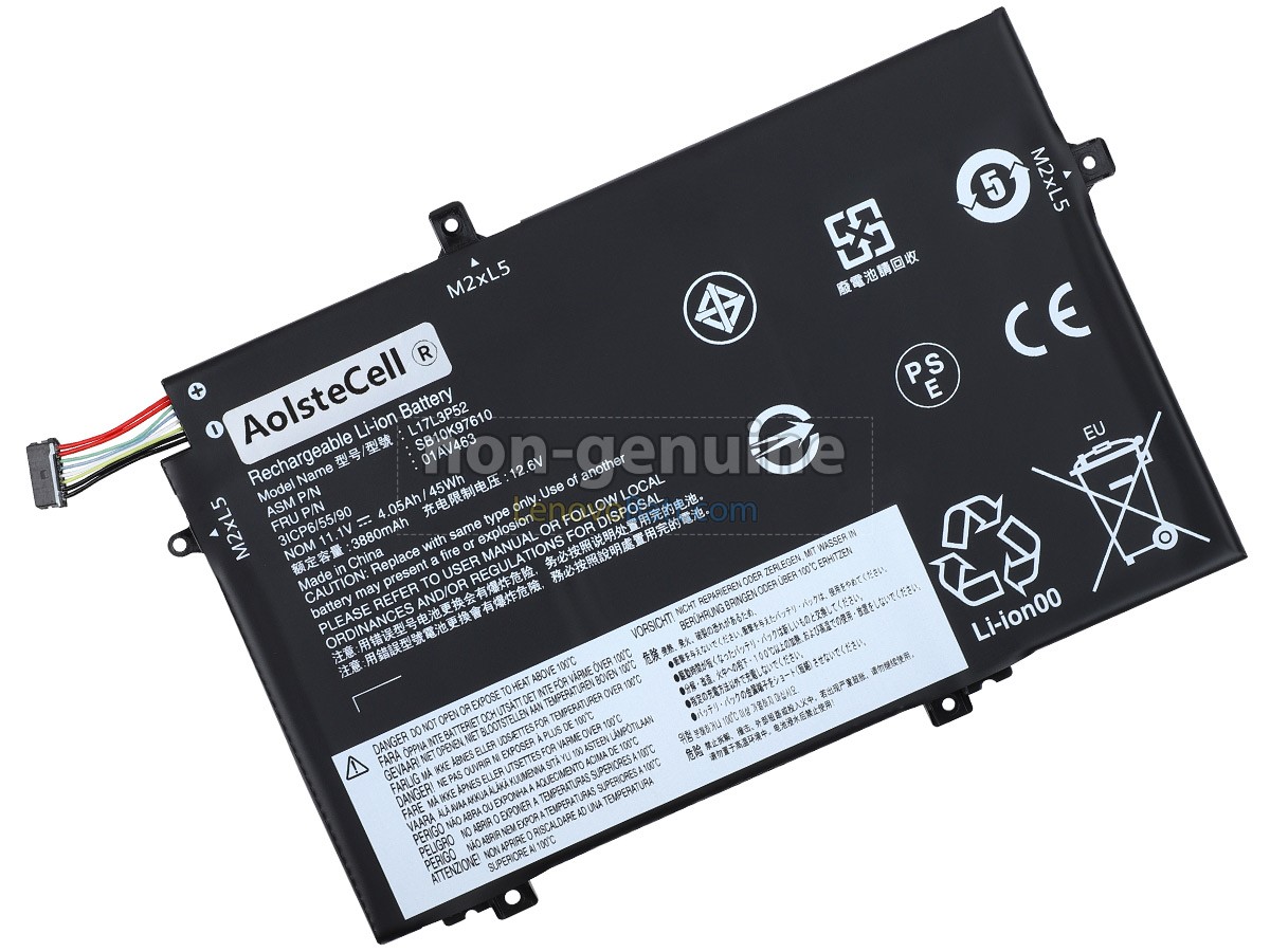 Lenovo ThinkPad L480 battery replacement