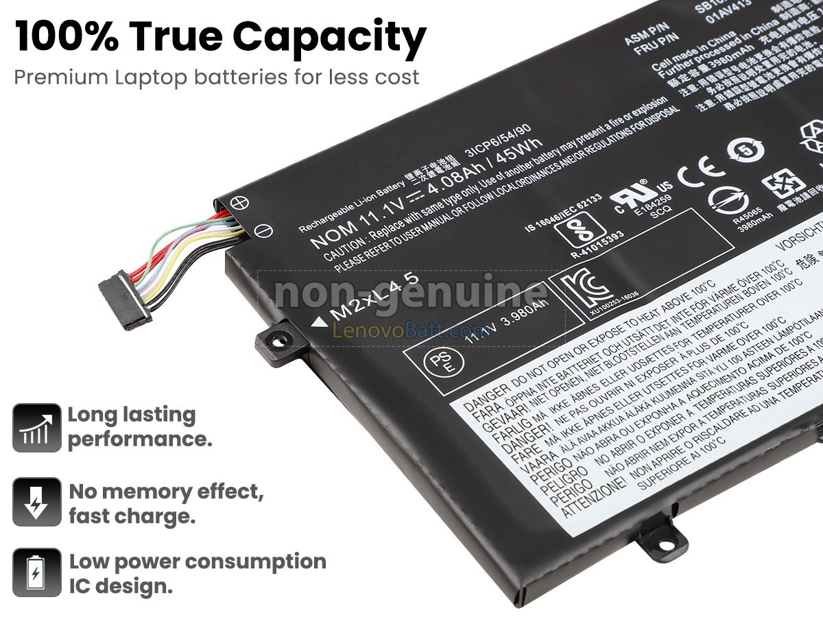 11.1V 45Wh Lenovo ThinkPad E475 battery