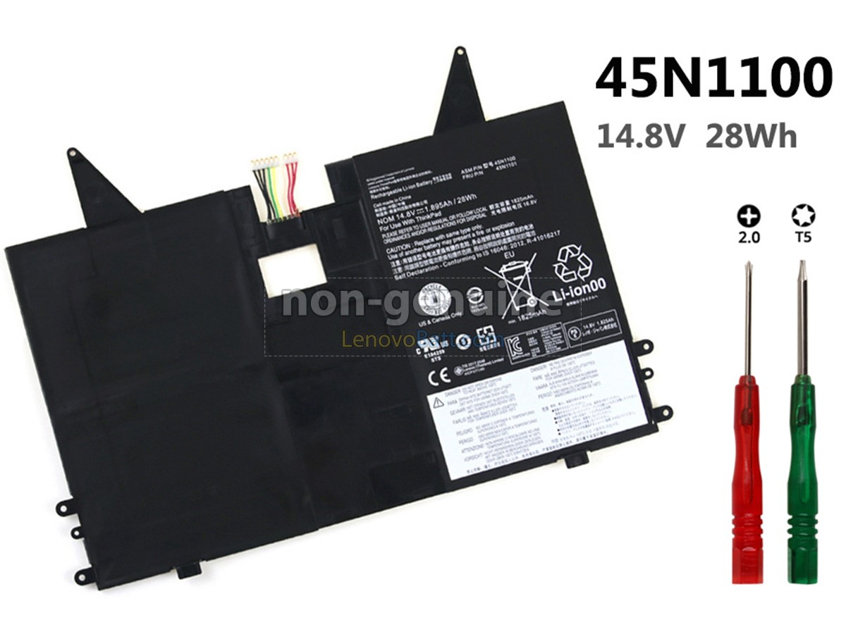 14.8V 28Wh Lenovo ThinkPad X1 HELIX Tablet PC battery