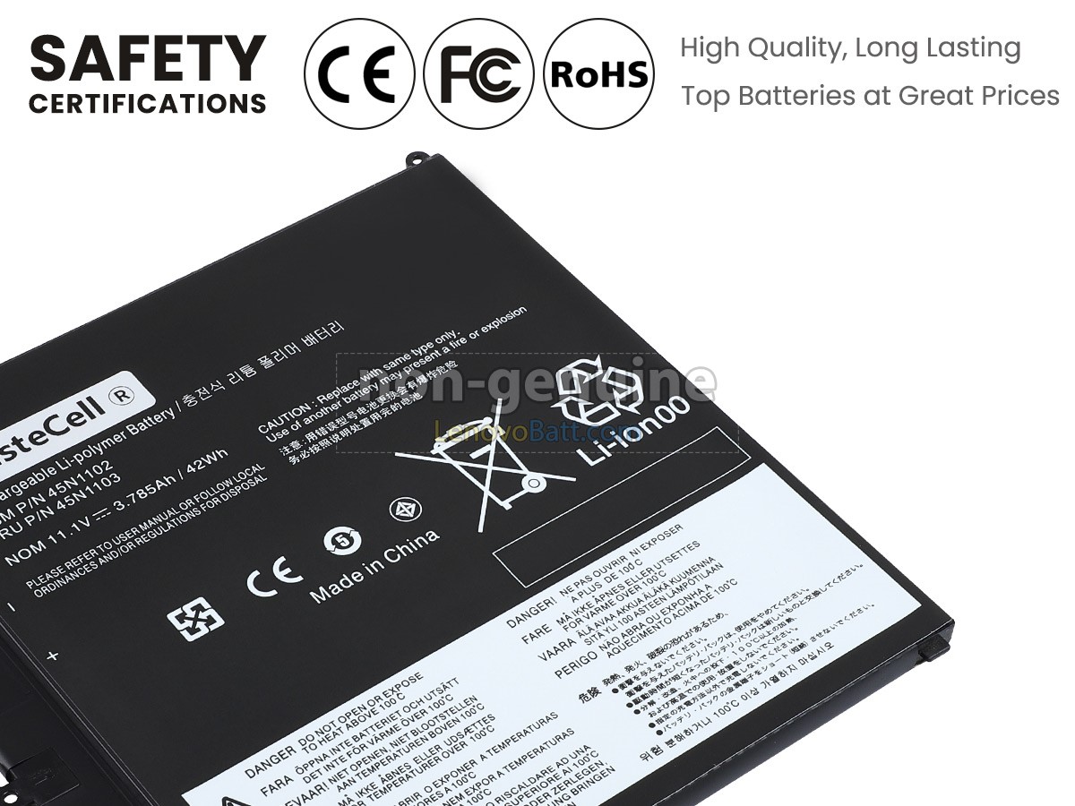Lenovo ThinkPad X1 HELIX battery replacement