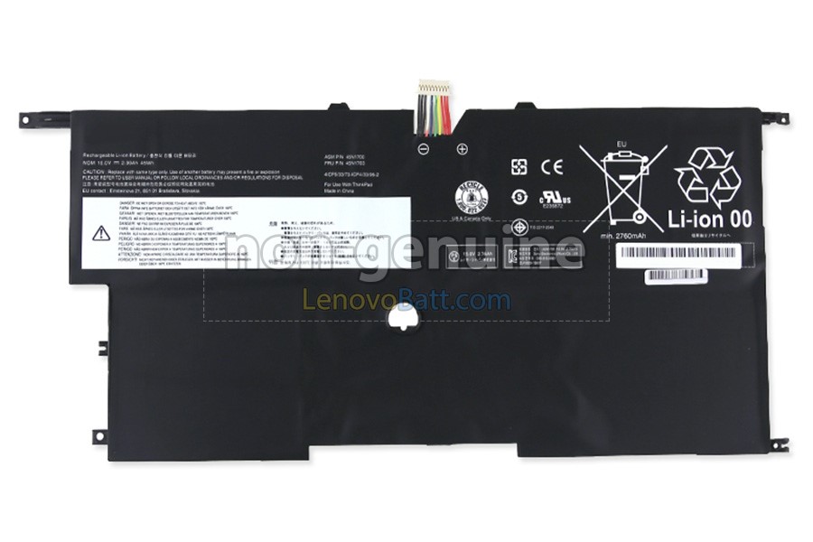 14.8V 45Wh Lenovo ThinkPad X1 CARBON 20A7 battery