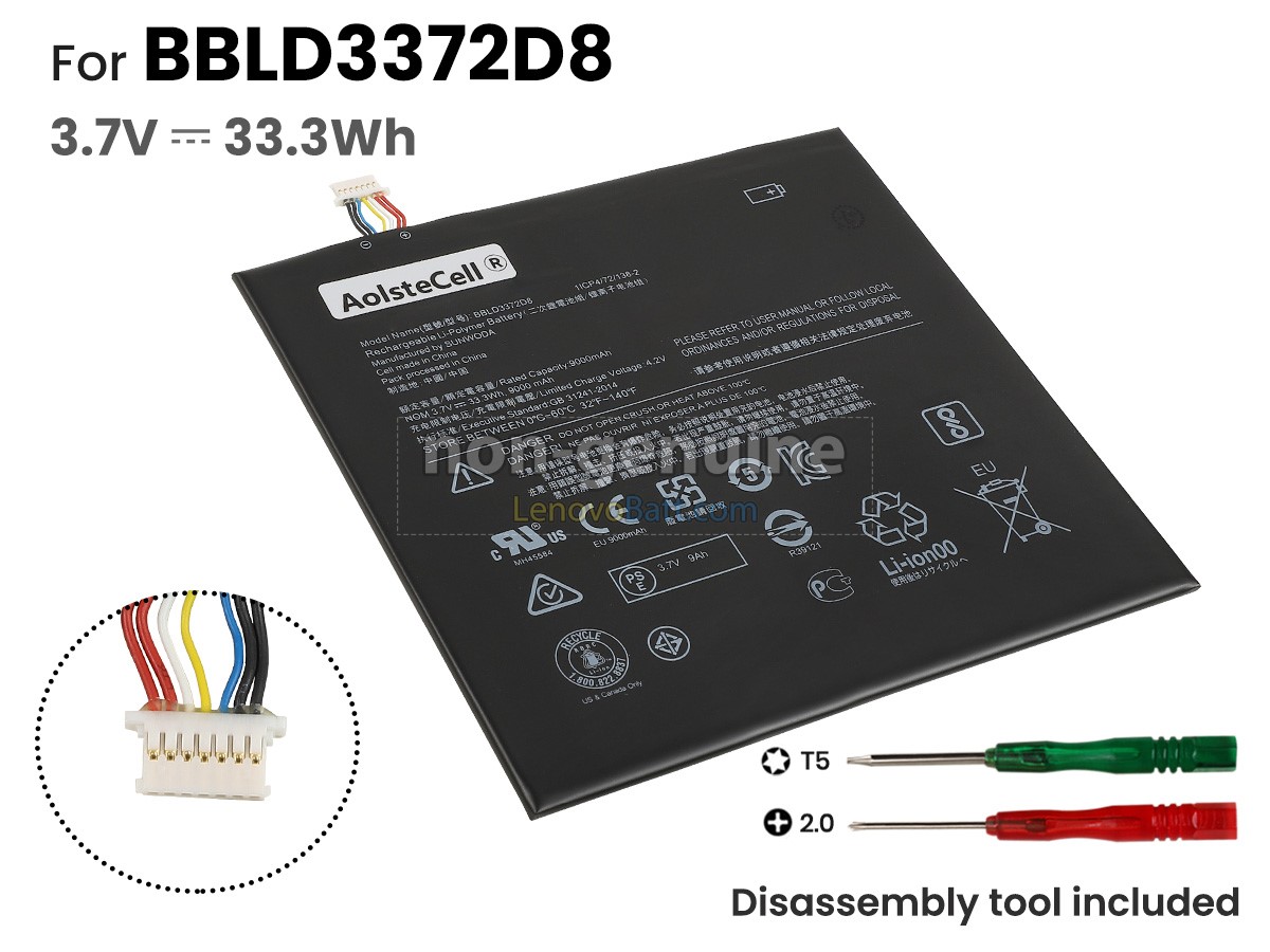 Lenovo IdeaPad MIIX 320-10ICR Tablet battery replacement