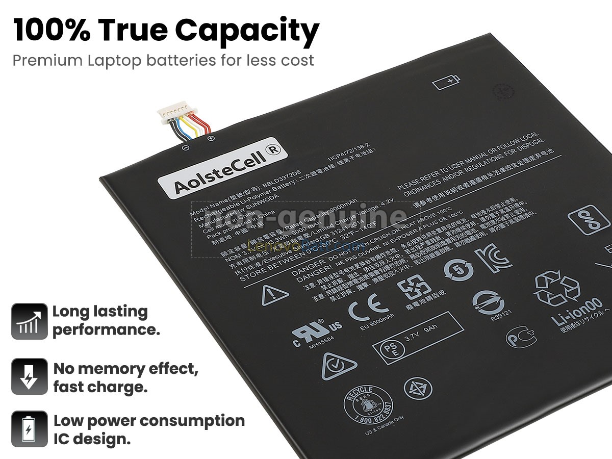 Lenovo IdeaPad MIIX 320-10ICR Tablet battery replacement