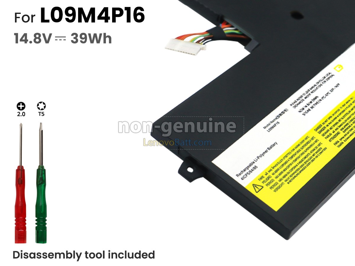 Lenovo L09M4P16 battery replacement
