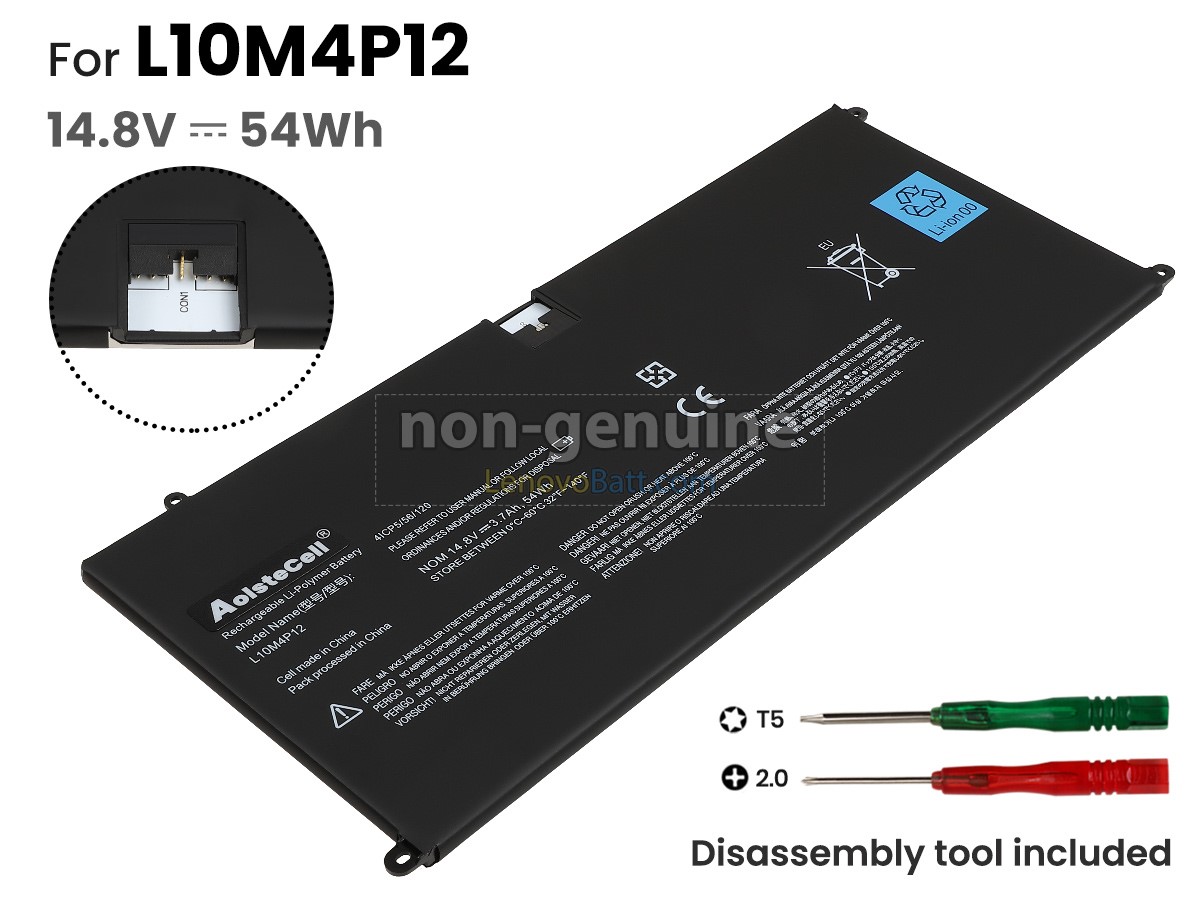 Lenovo YOGA13-ITH battery replacement