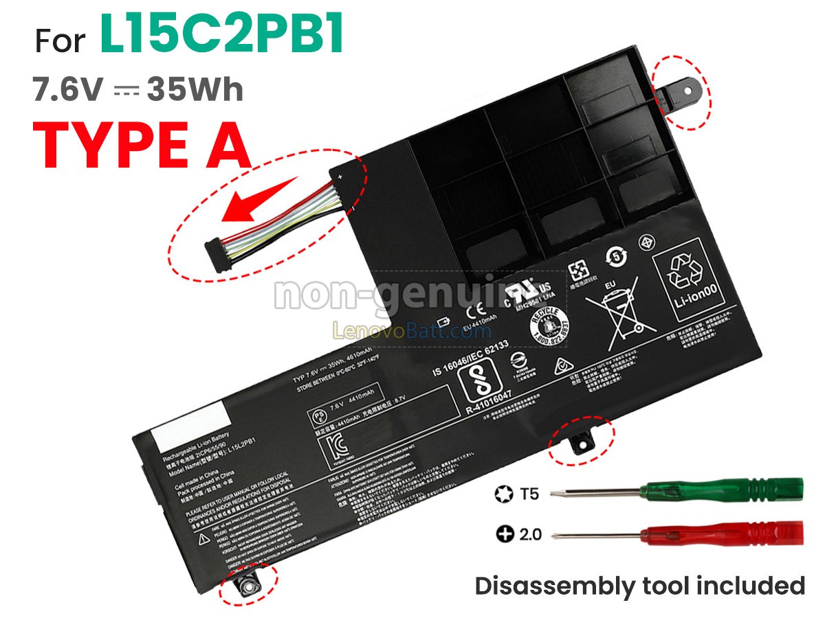 Lenovo 5B10K84639 battery replacement