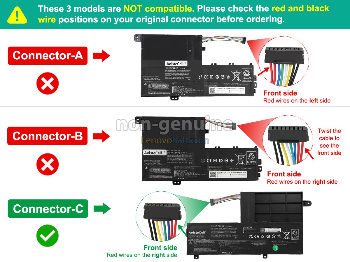 Lenovo L15L2PB1 battery replacement