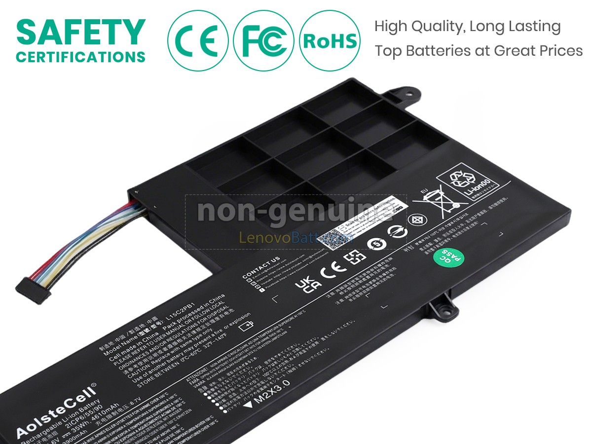 Lenovo L15L2PB1 battery replacement
