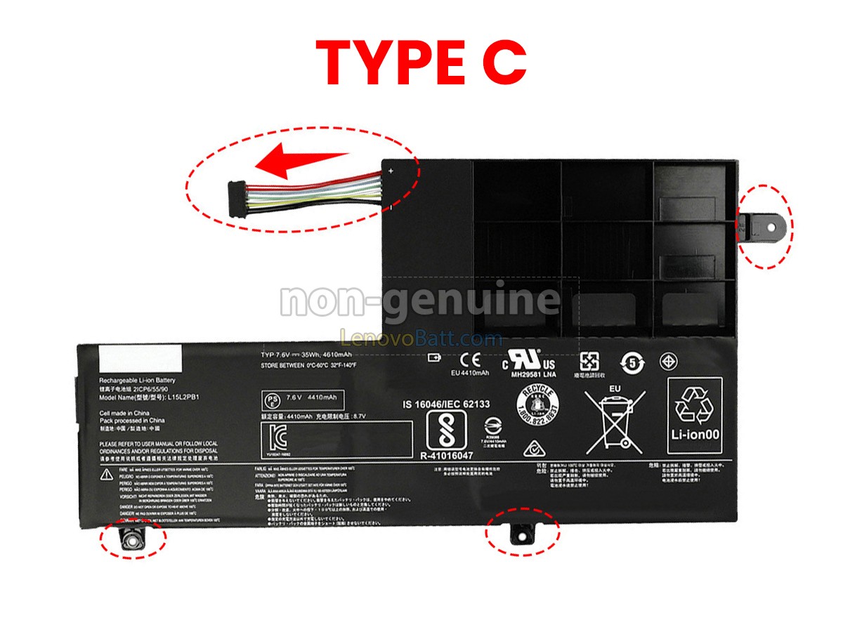 Lenovo YOGA 520-14IKB(81C8007UGE) battery replacement