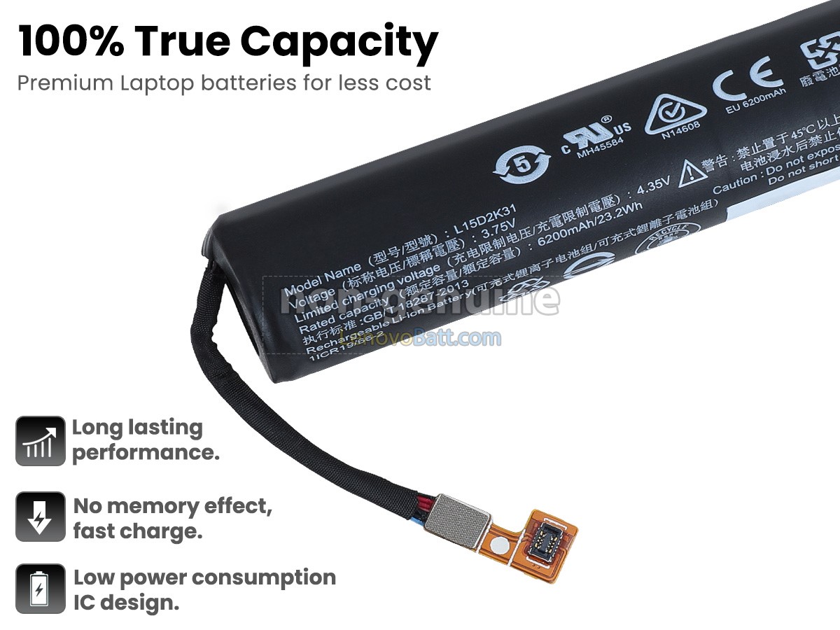 Lenovo L15D2K31 battery replacement