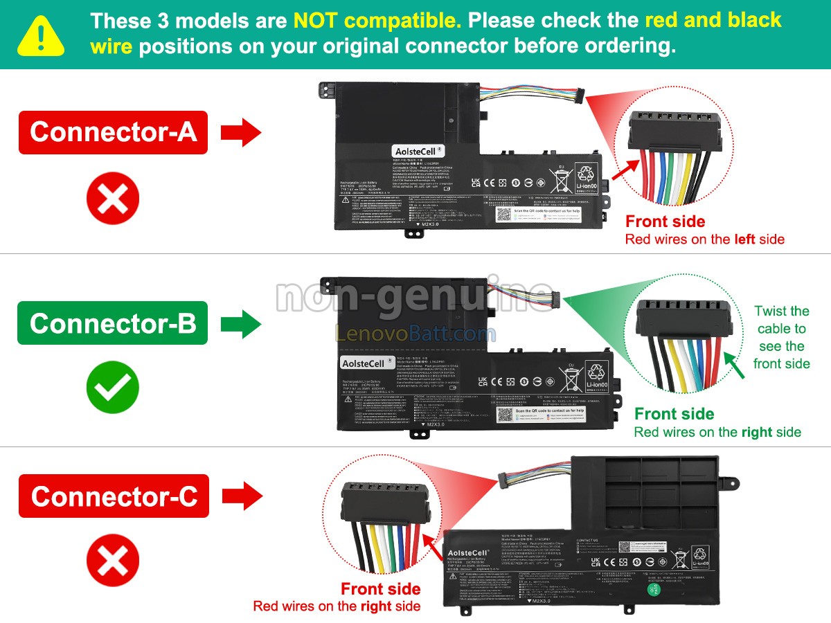 Lenovo L15L2PB1 battery replacement