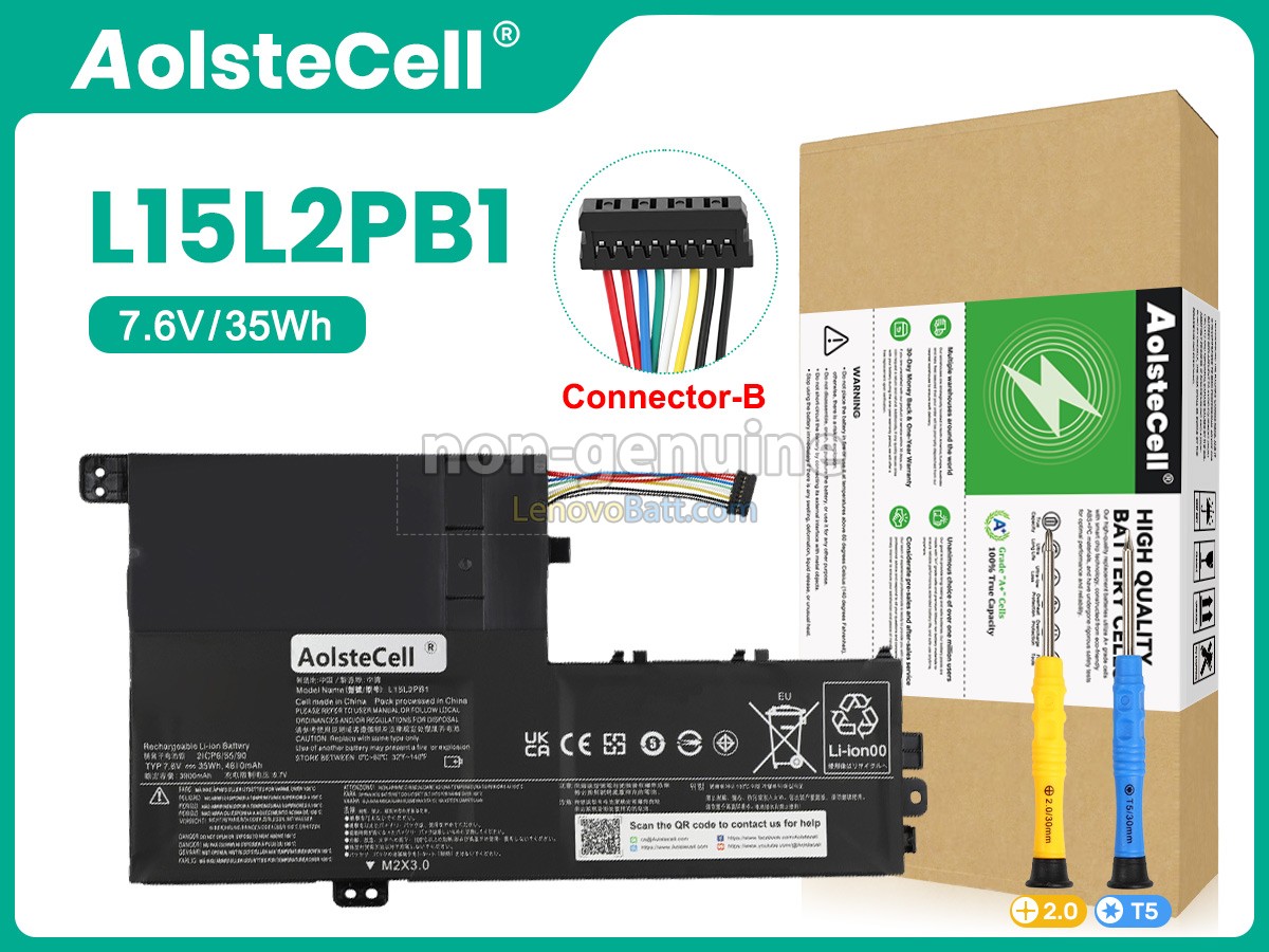 Lenovo L15L2PB1 battery replacement