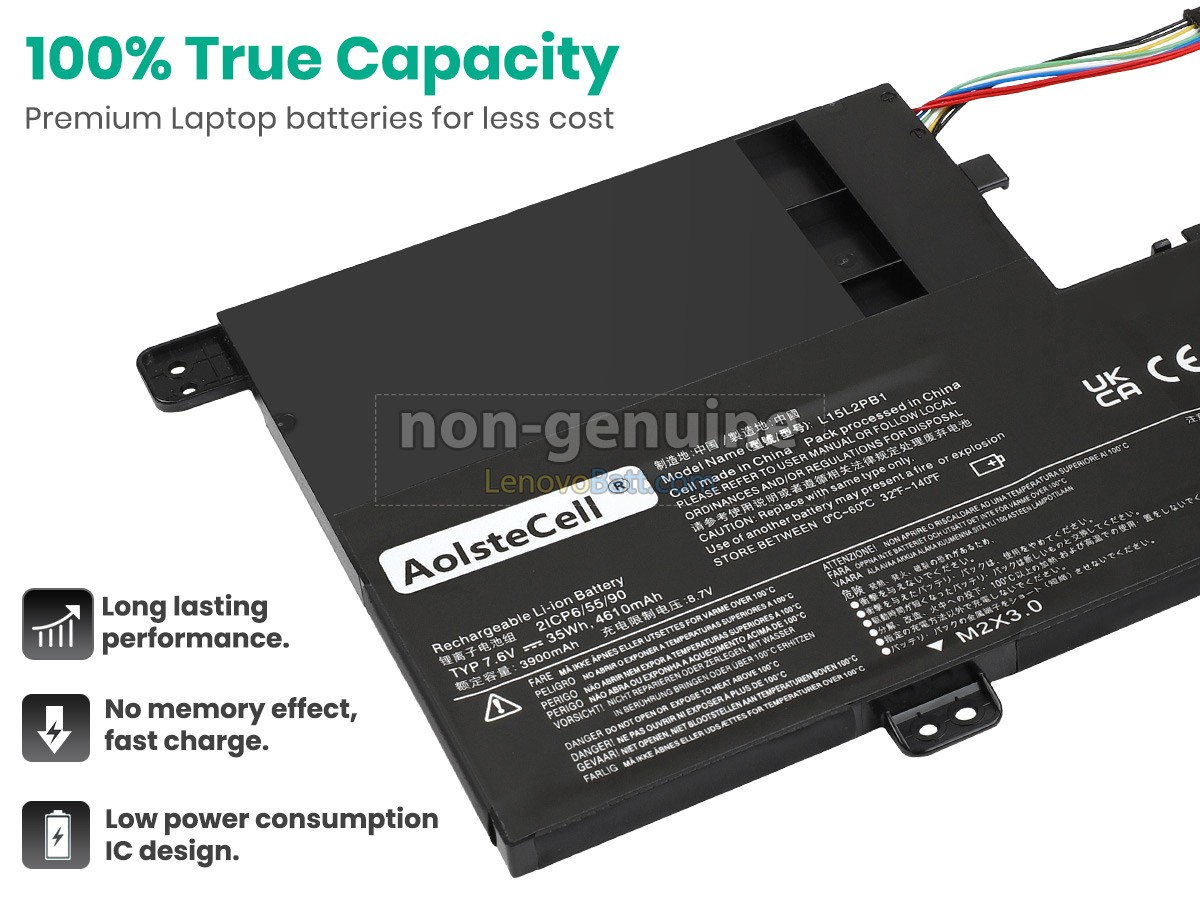 Lenovo L15L2PB1 battery replacement