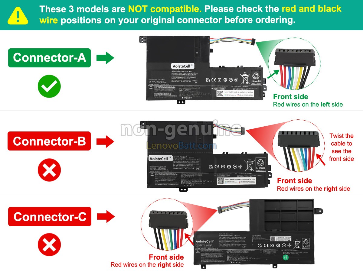 Lenovo L15L2PB1 battery replacement