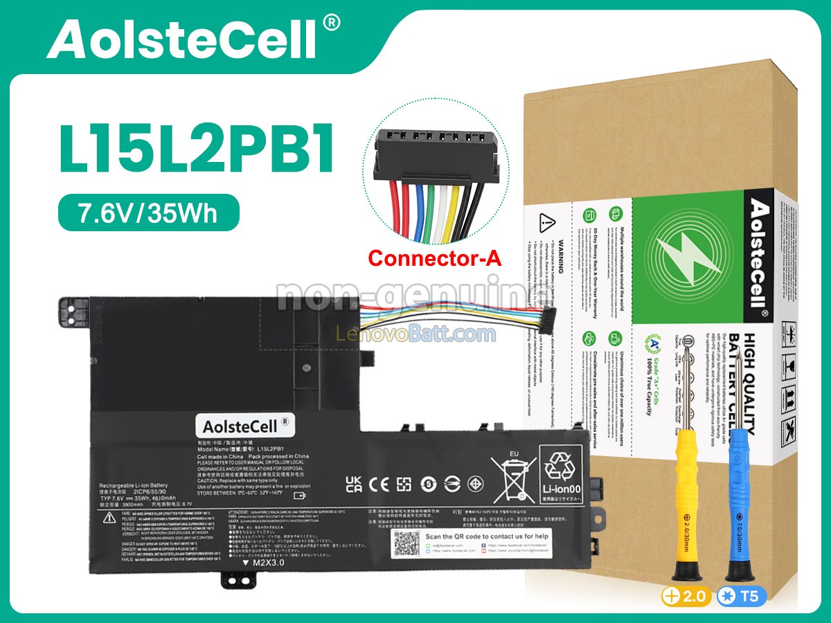 Lenovo L15L2PB1 battery replacement