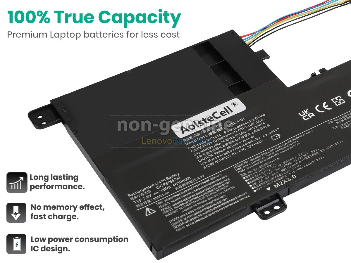 Lenovo L15L2PB1 battery replacement