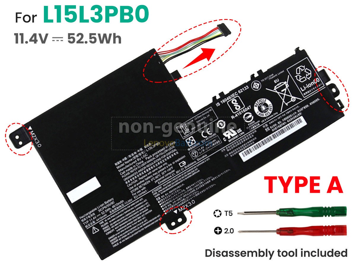 Lenovo YOGA 520-14IKB(81C8007UGE) battery replacement