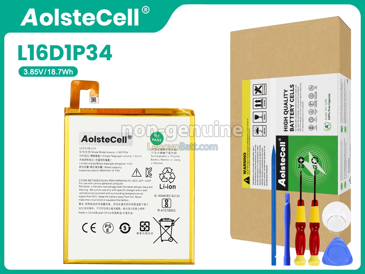 Lenovo L16D1P34 battery replacement