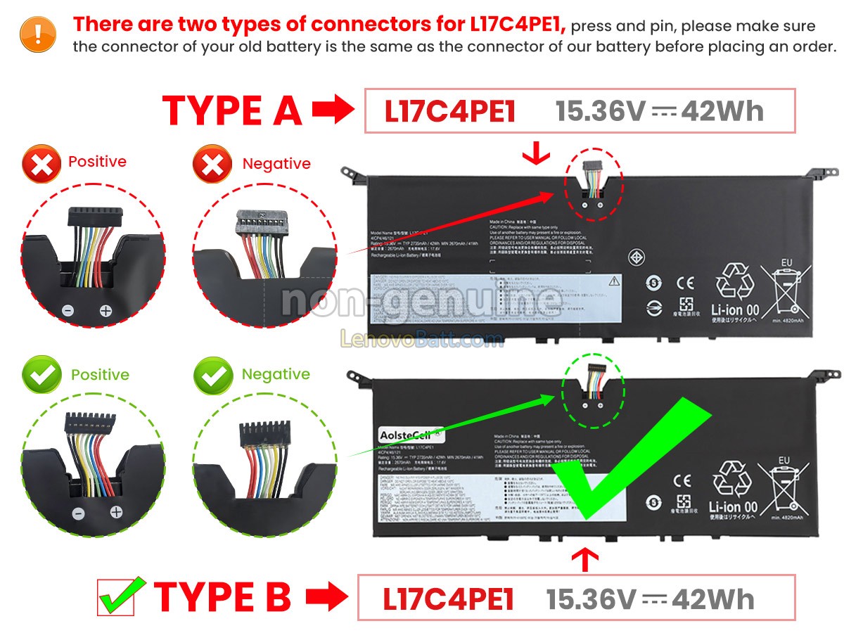 Lenovo 5B10R32748 battery replacement