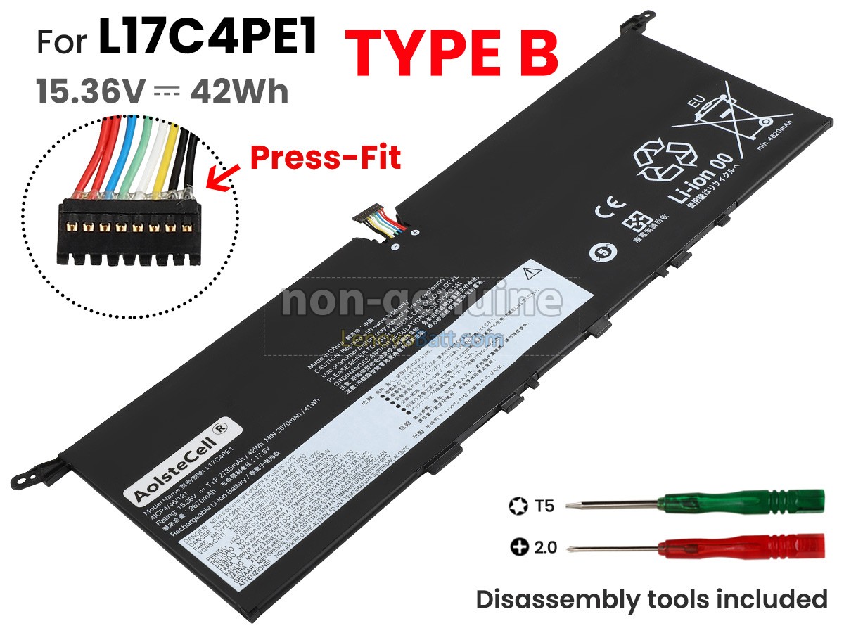 Lenovo 5B10R32748 battery replacement