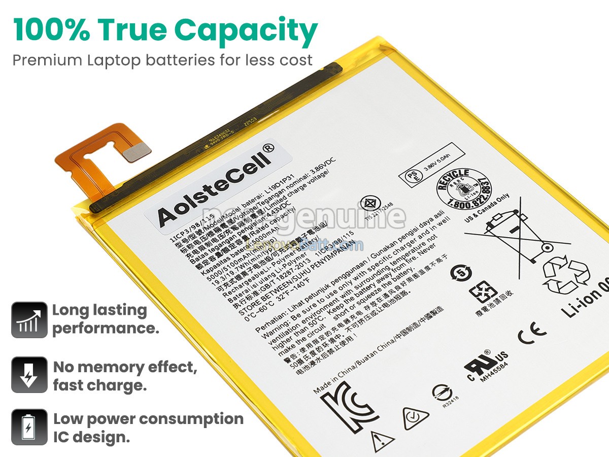 Lenovo TB-8506X battery replacement
