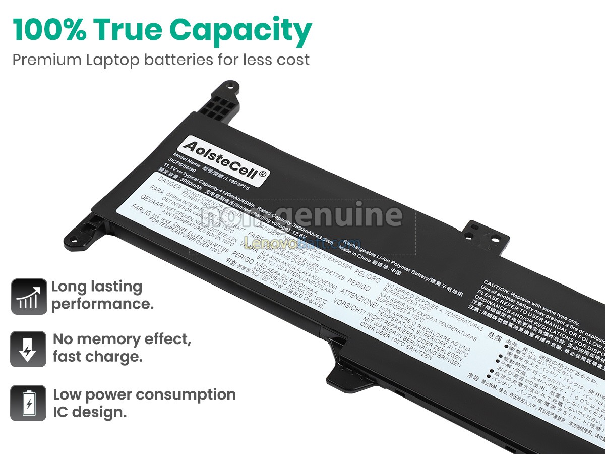 Lenovo L19D3PF5 battery replacement