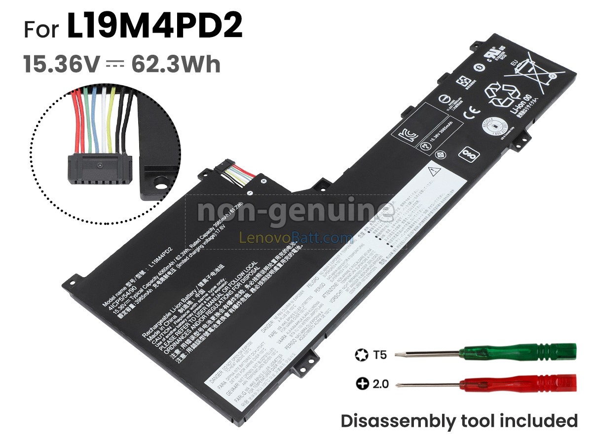 Lenovo 5B10W67424 battery replacement
