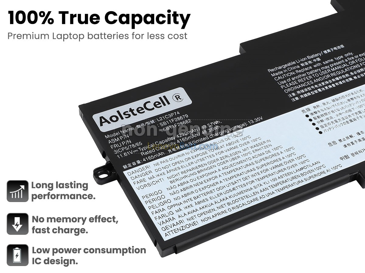 Lenovo ThinkPad X1 NANO GEN 2-21E80021CY battery replacement