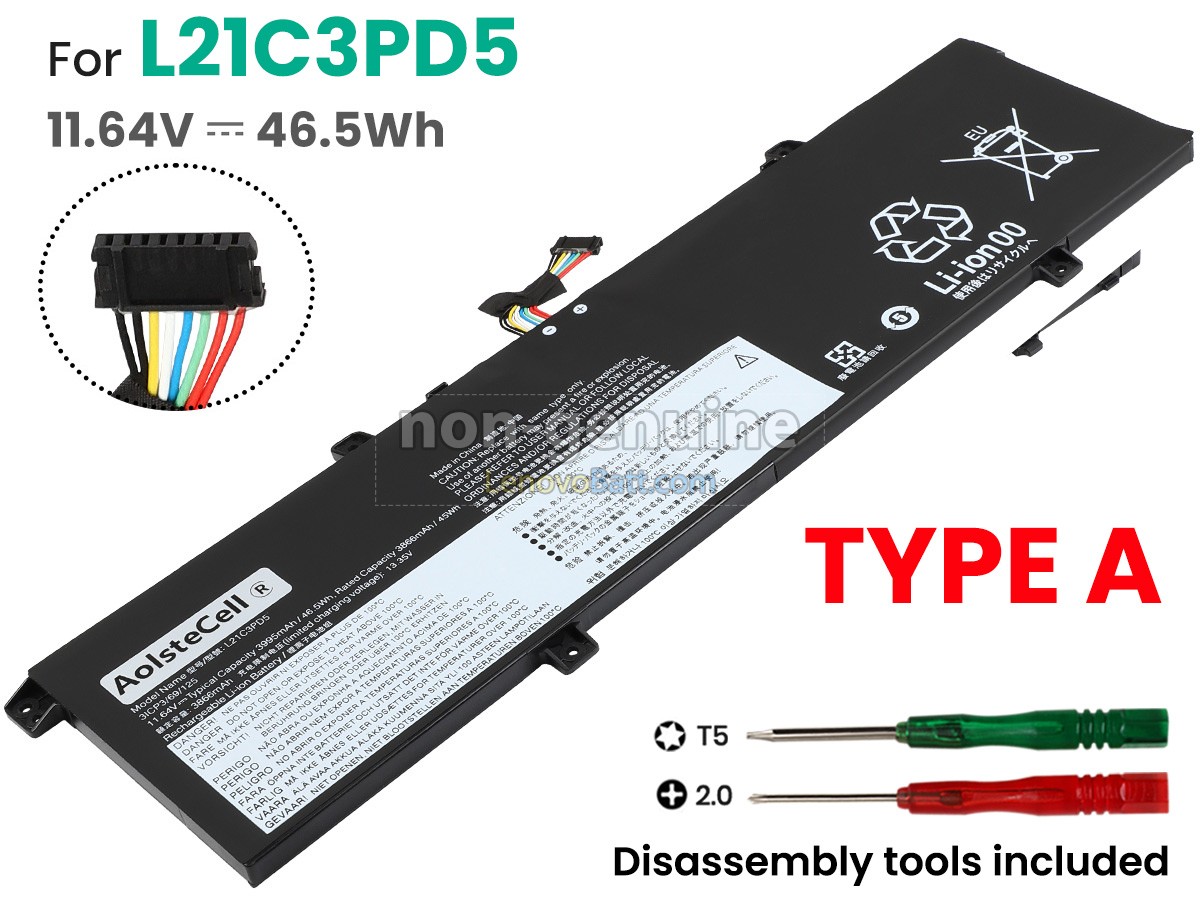 Lenovo L21C3PD5 battery replacement