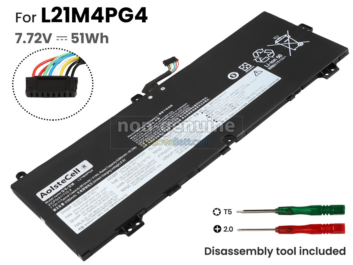 Lenovo L21C4PG4 battery replacement
