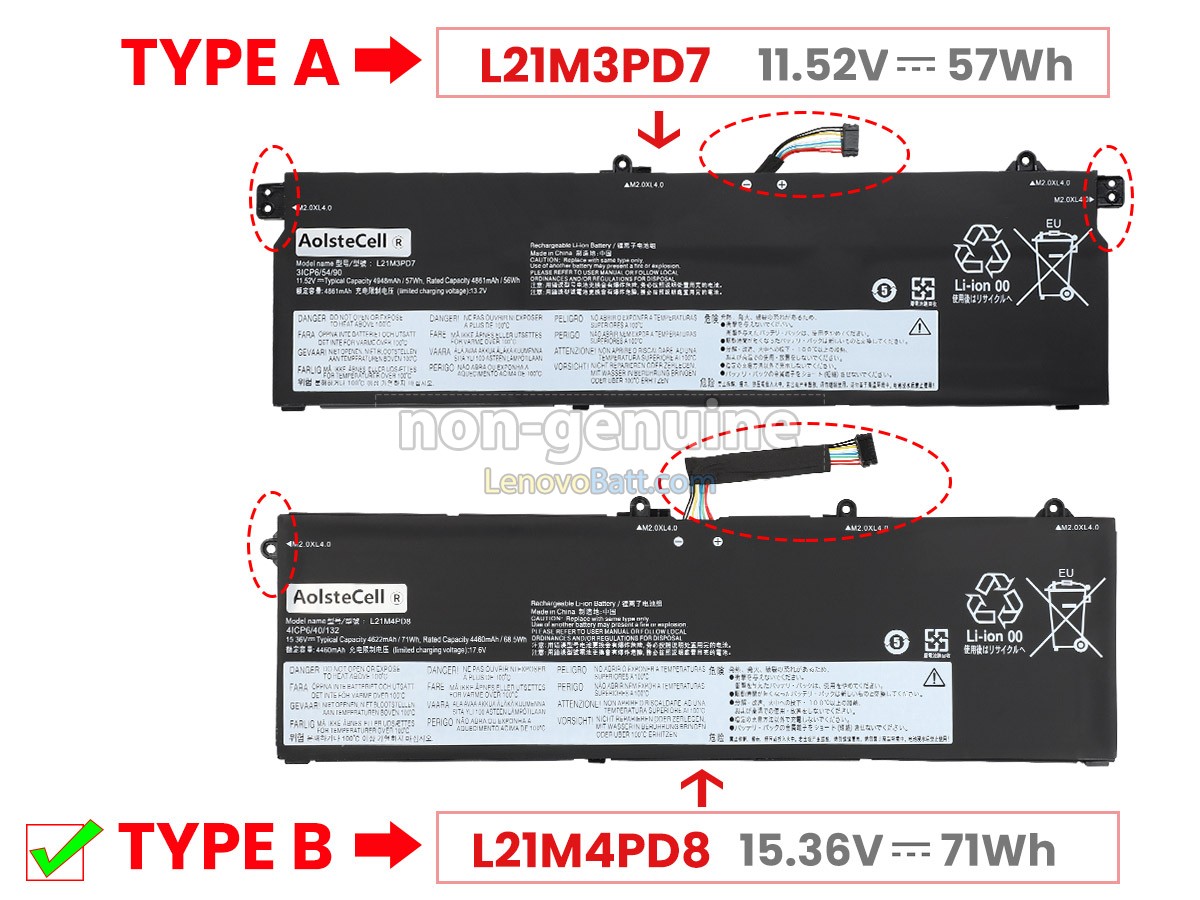 Lenovo THINKBOOK 16 G4+ IAP battery replacement