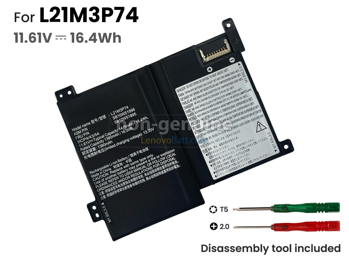 Lenovo L21C3P76 battery replacement