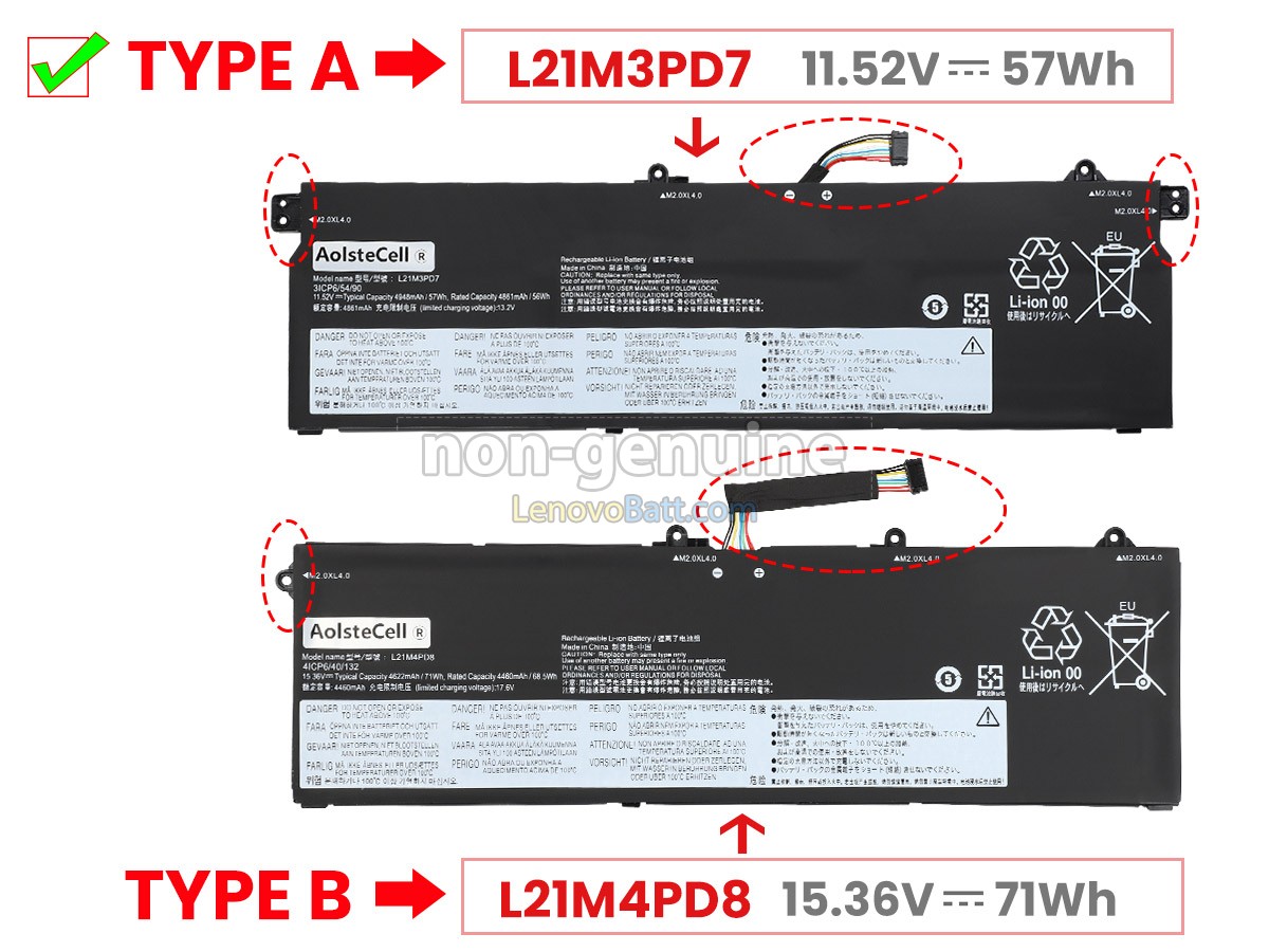 Lenovo THINKBOOK 16 G4+ IAP battery replacement