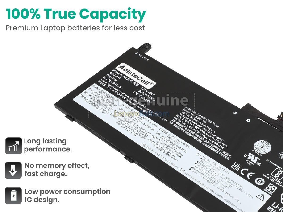 Lenovo ThinkPad X13S GEN 1-21BX000XCX battery replacement