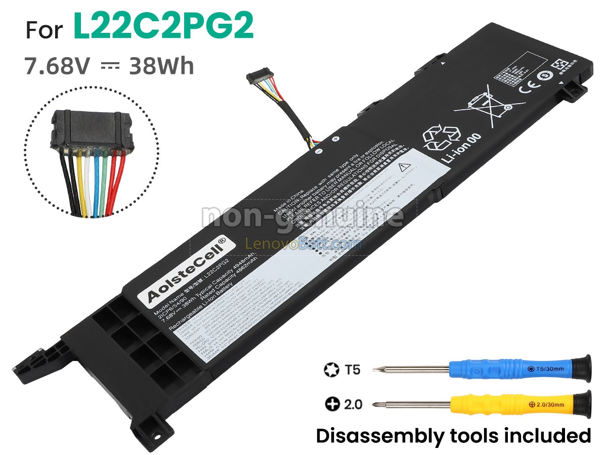 Lenovo L22C2PG2 battery replacement