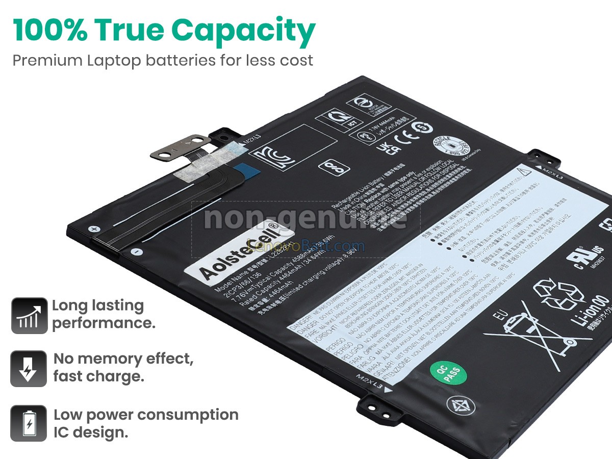 Lenovo IdeaPad DUET 3 11IAN8-82XK005KSC battery replacement