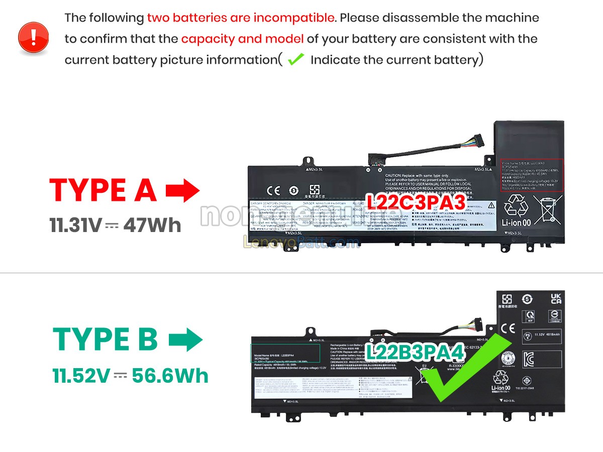 Lenovo IdeaPad SLIM 5 14ABR8-82XE005FGE battery replacement