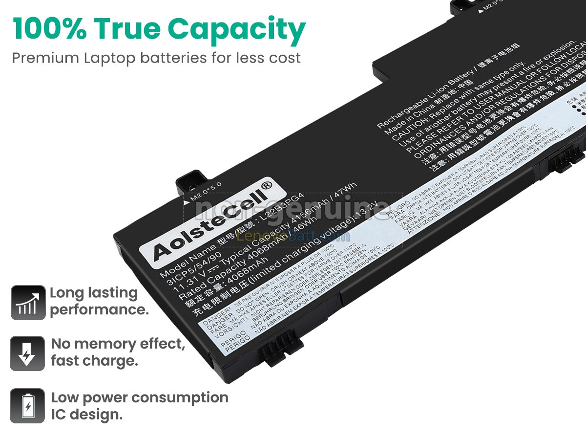 Lenovo L22B3PG4 battery replacement