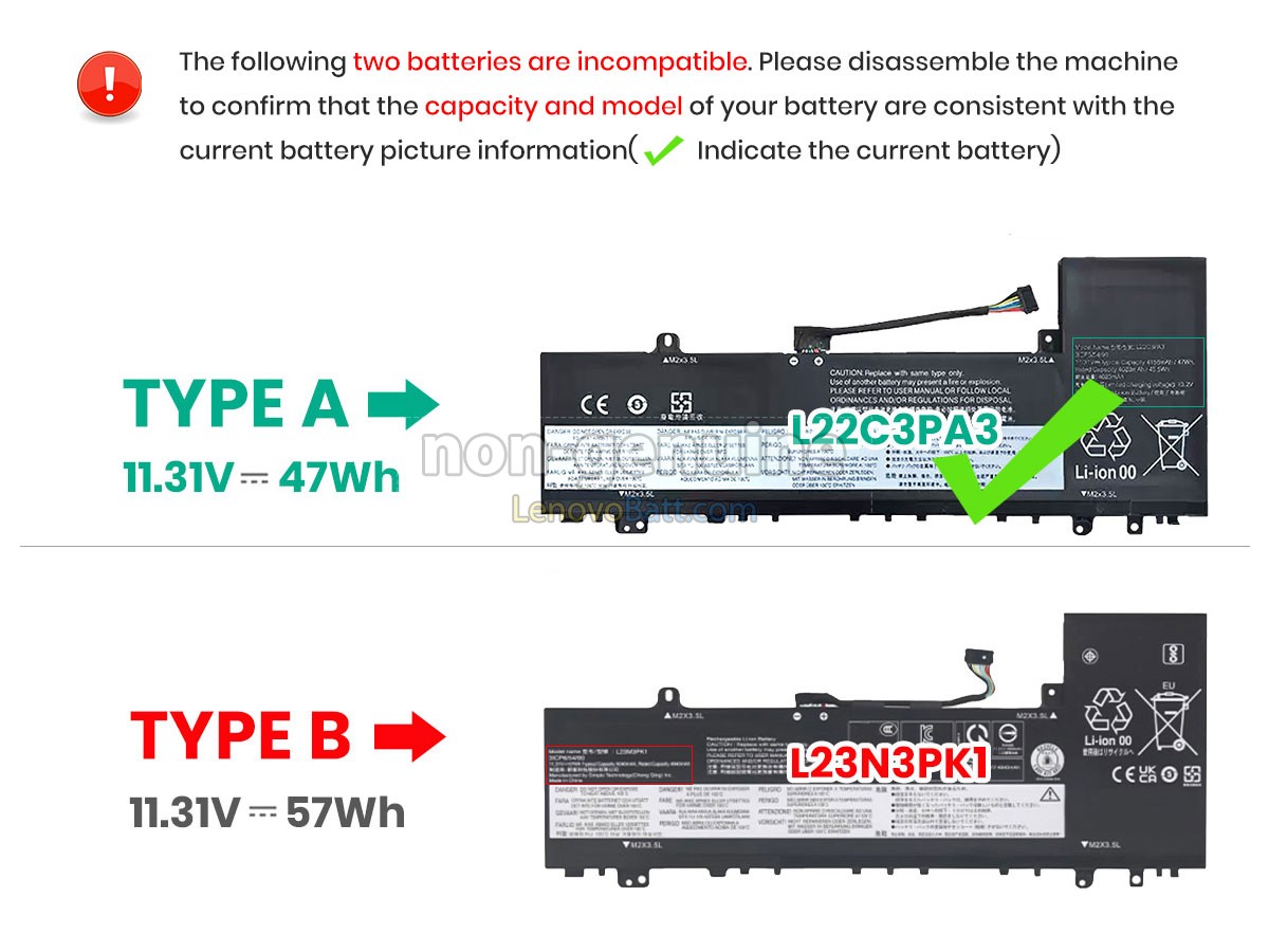 Lenovo IdeaPad SLIM 5 14IMH9-83DA0054RM battery replacement
