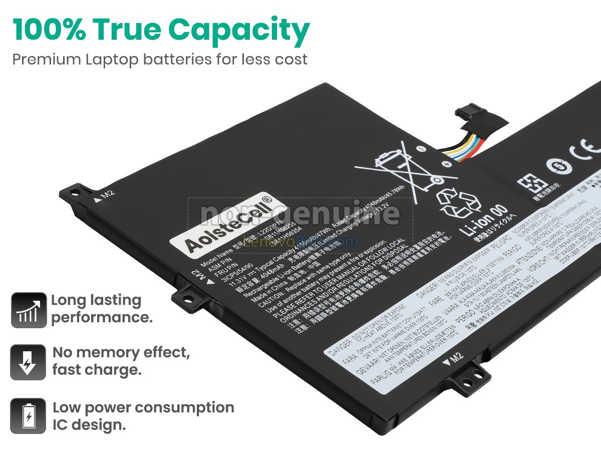 Lenovo 100W GEN 4-82VK0000PB battery replacement