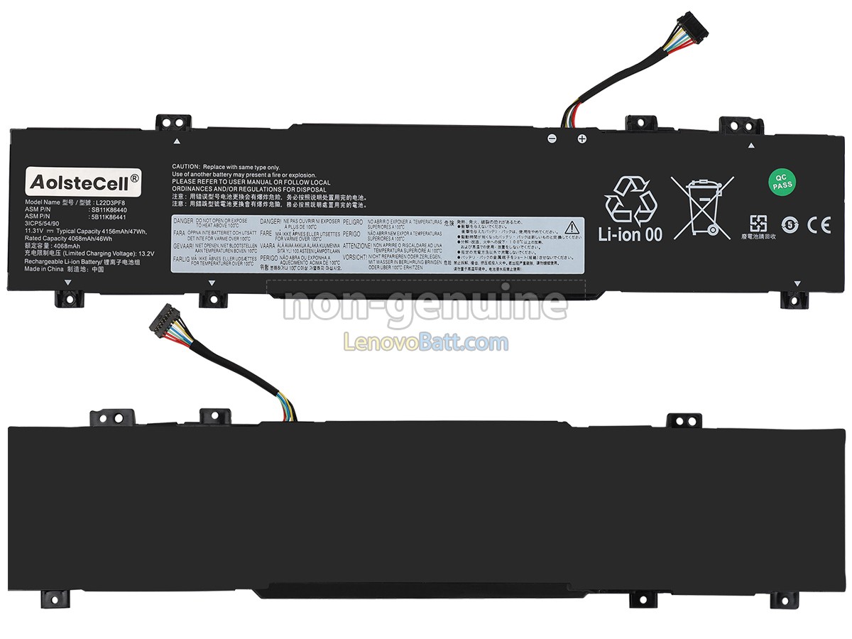 Lenovo L22M3PF8 battery replacement