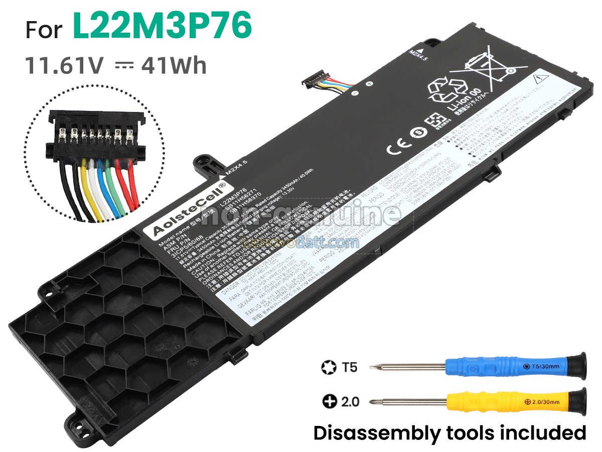 Lenovo L22B3P76 battery replacement