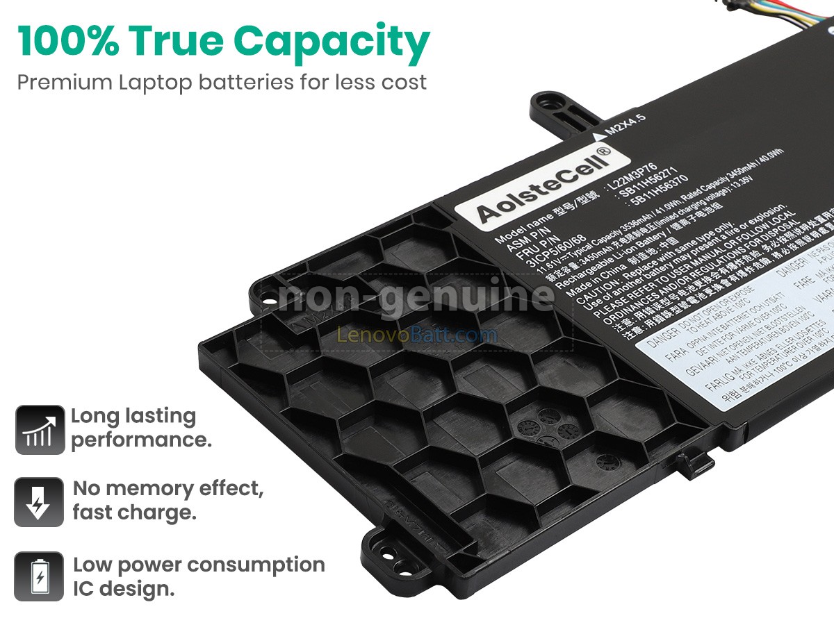 Lenovo L22B3P76 battery replacement