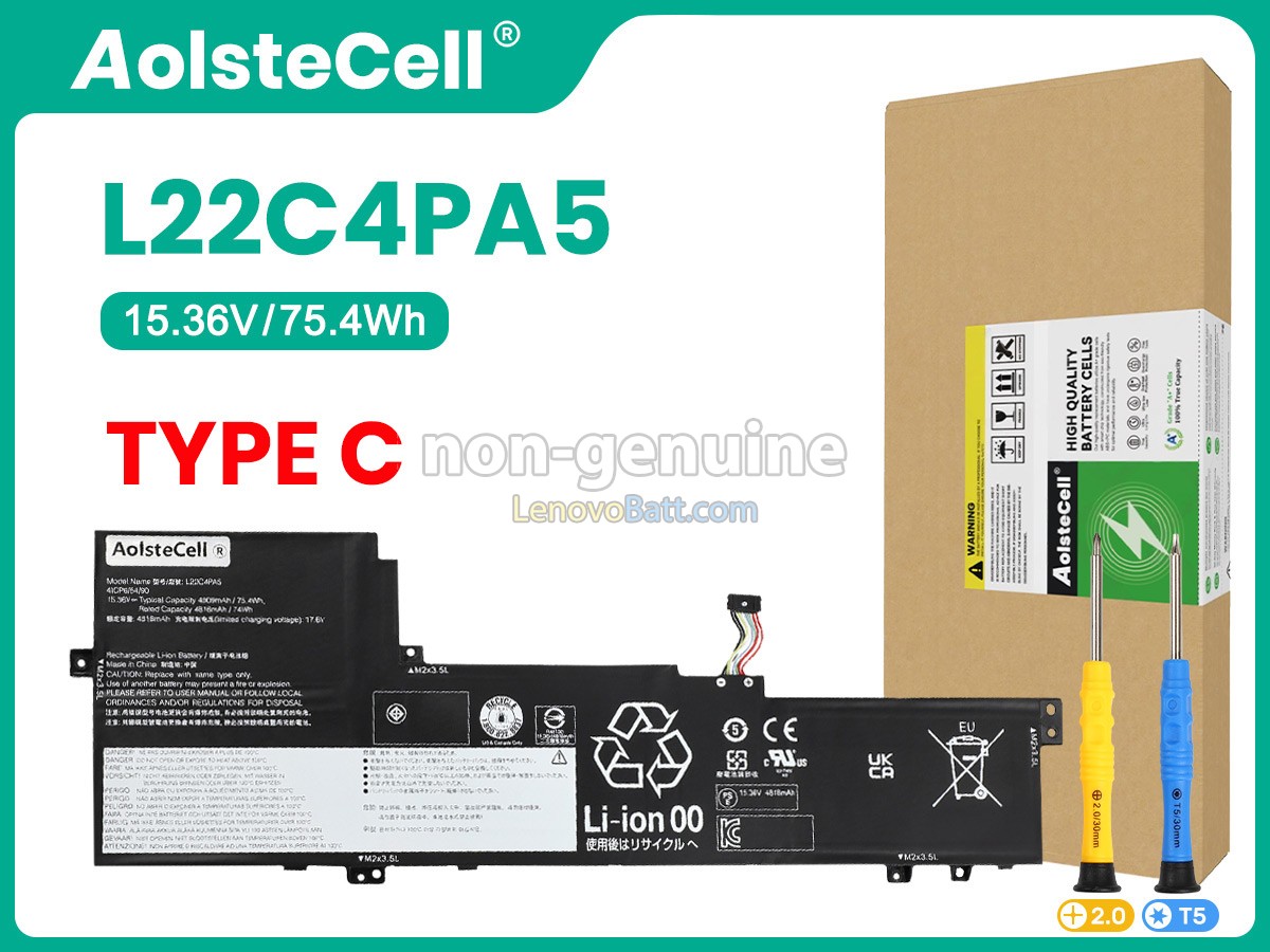 Lenovo IdeaPad SLIM 5 16ABR8-82XG003JMX battery replacement