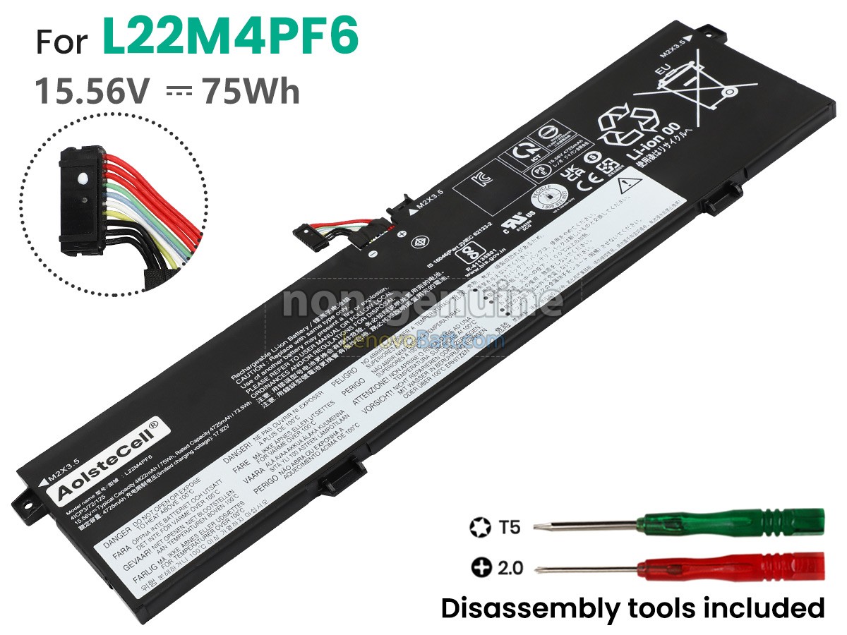 Lenovo YOGA PRO 9 14IRP8-83BU006BMH battery replacement