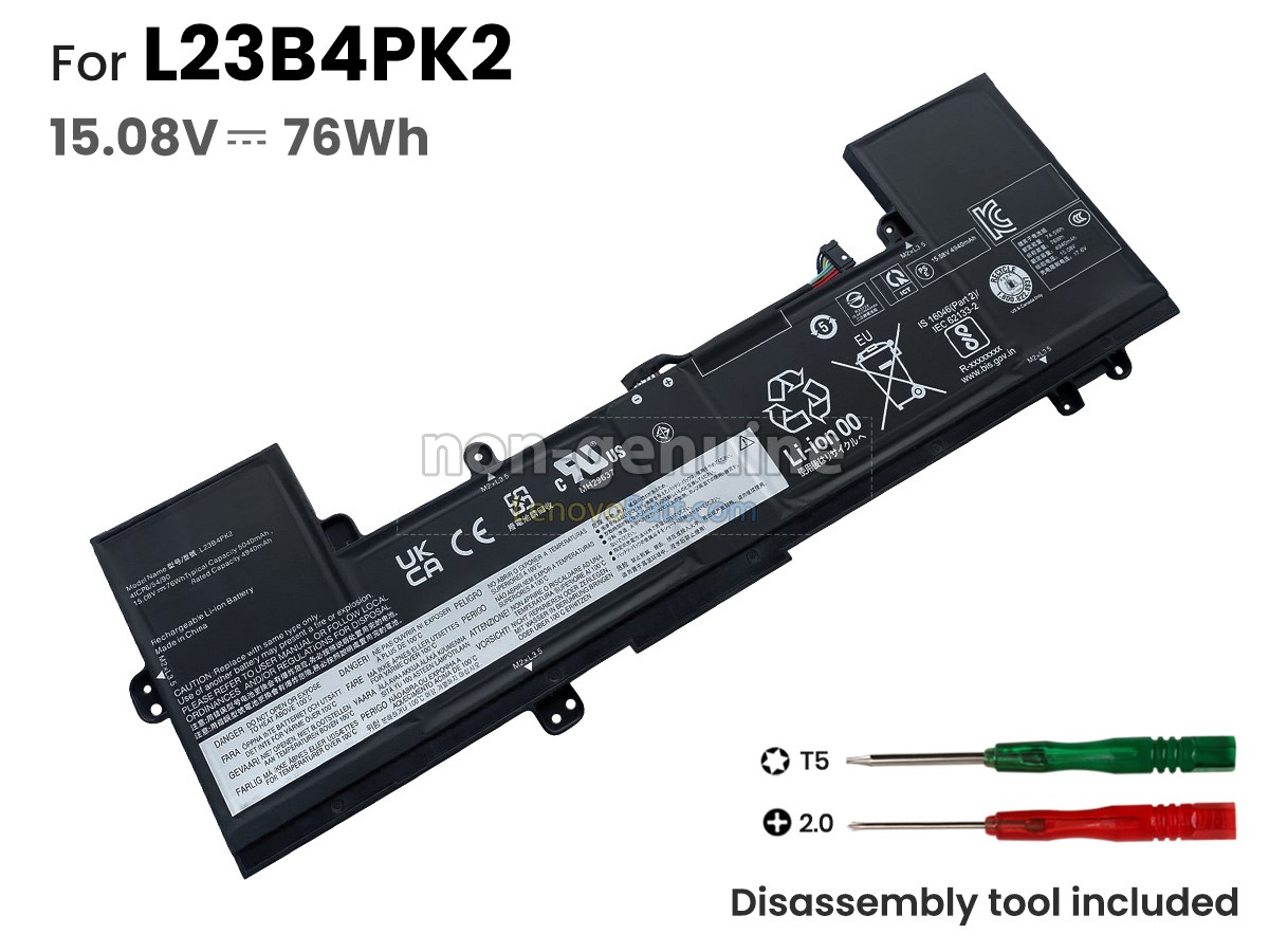Lenovo L23B4PK2 battery replacement