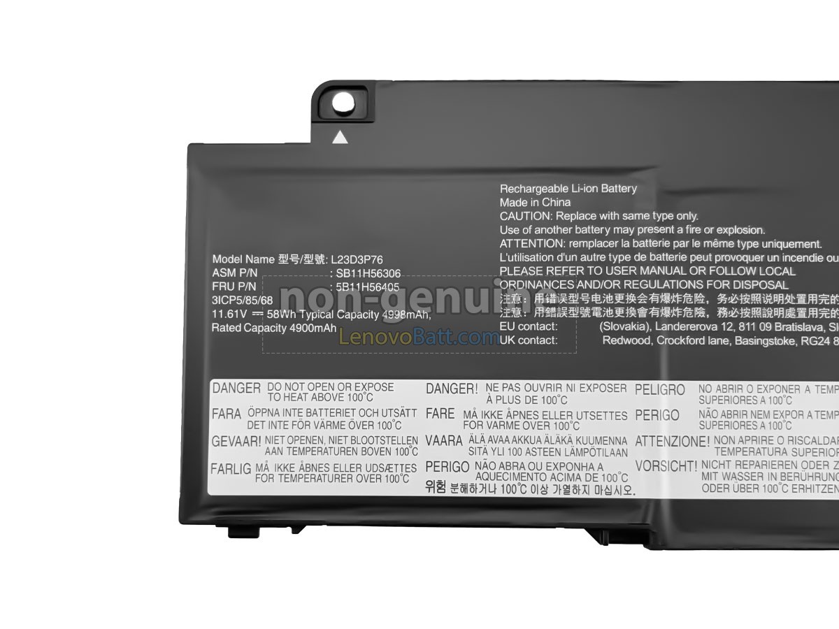 Lenovo ThinkPad T14S GEN 5-21LS001WGQ battery replacement