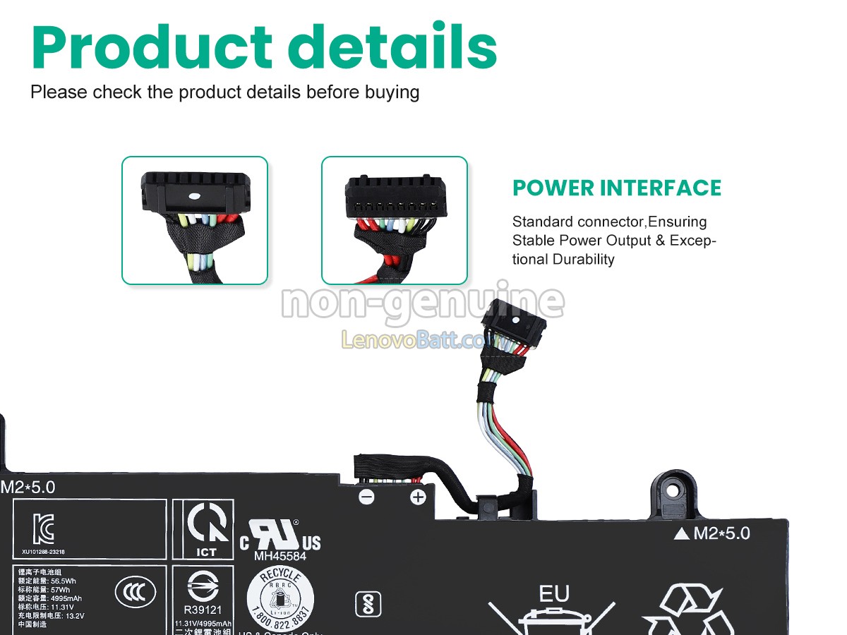 Lenovo ThinkPad E16 GEN 2-21MA002NEE battery replacement